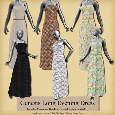 Genesis Long Evening Dress