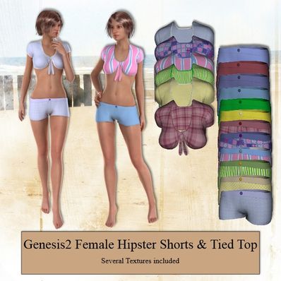 G2F Shorts & Tied Top