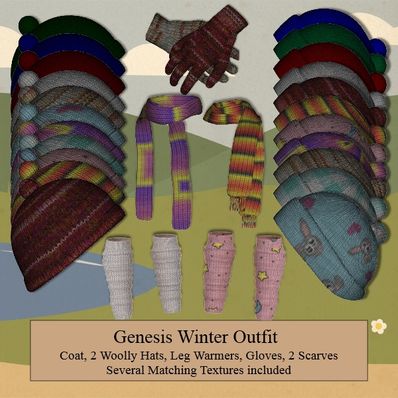 Genesis Winter Outfit - Accessories Part 2