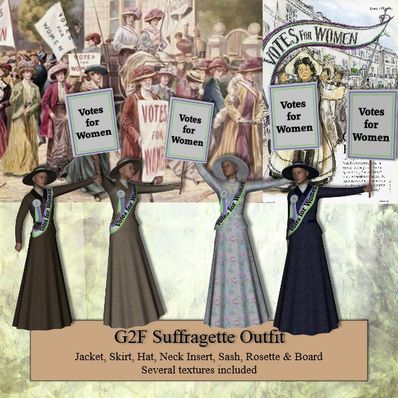 G2F Suffragettes Outfit