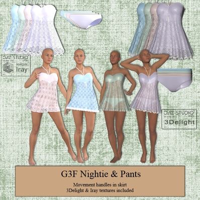 G3F Nightie & Pants