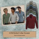 G3M Rolled Collar Sweater