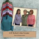 G3F Rolled Collar Sweater