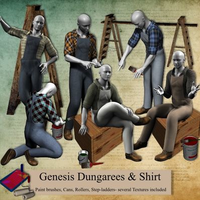 Genesis Shirt & Dungarees