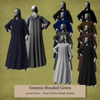 Genesis Hooded Gown