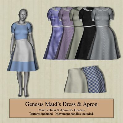 Genesis Maid's Dress & Apron