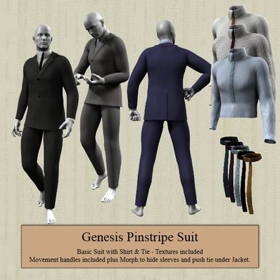 Genesis Pinstripe Suit