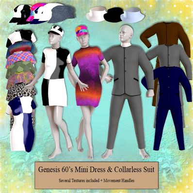 Genesis 60's Mini Dress & Collarless Suit Part 1