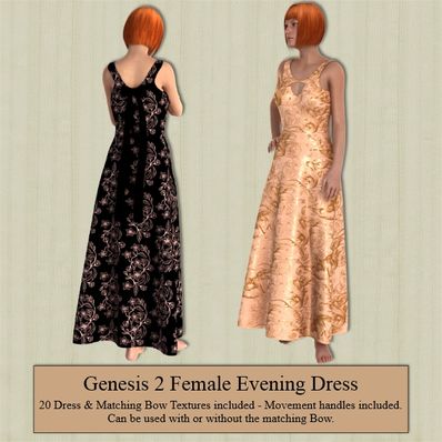 Evening Dress for Genesis 2 Female