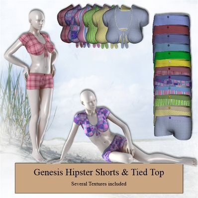 Genesis Shorts & Tied Top