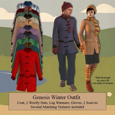 Genesis Winter Outfit - Coat Part 3