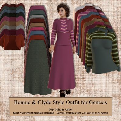 Genesis Bonnie & Clyde Style Dress