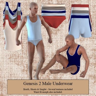 Underwear for Genesis 2 Male