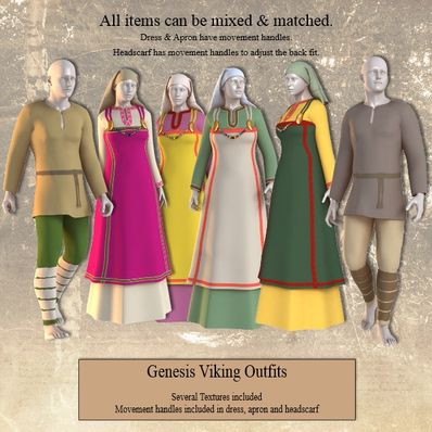 Genesis Viking Outfits