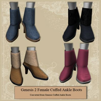 Genesis 2 Female Cuffed Ankle Boots