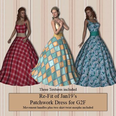 Jan19s Patchwork Dress for G2F Jan19s Patchwork Dress for G2F