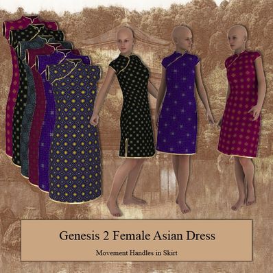 G2F Asian Style Dress