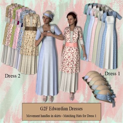 G2F Edwardian Dresses