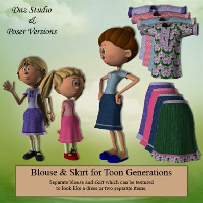 Blouse & Skirt for Toon Generations