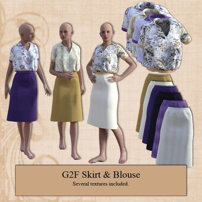 G2F Skirt & Blouse