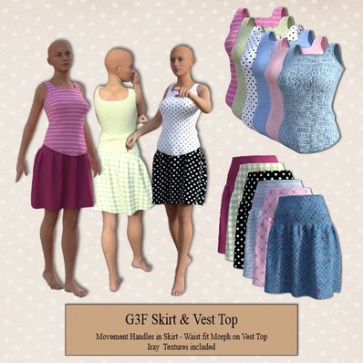 G3F Skirt & Vest Top