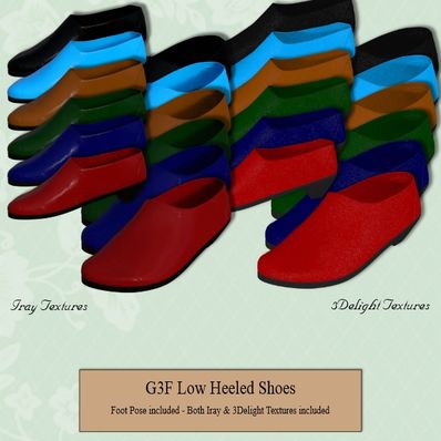 G3F Low Heeled Shoes