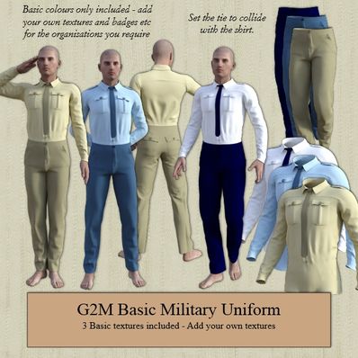 Basic Military Style Uniform for G2M UPDATED for 4.9 Basic Military Style Uniform for G2M UPDATED for 4.9