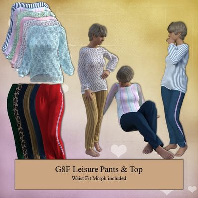 Leisure Pants & Top for G8F