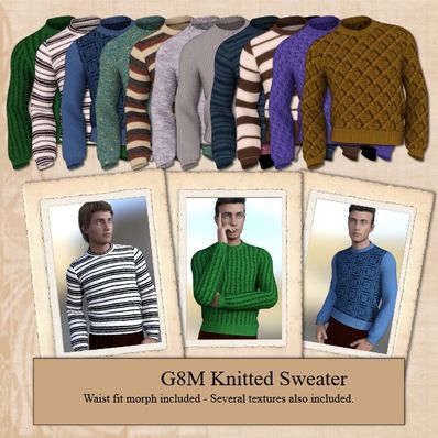 Genesis 8 Male Knitted Sweater
