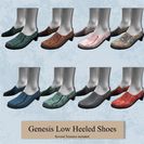 Genesis Low Heeled Shoes