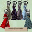 Genesis Long Frilled Dress