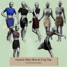 Genesis Mini Skirt & Crop Top