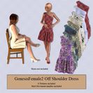 Genesis 2 Female Off Shoulder Dress