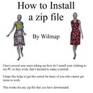 How to install ZIP files - PDF Format