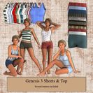 Shorts & Top for Genesis 3 Female