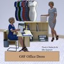 Office Dress for Genesis 8 Female